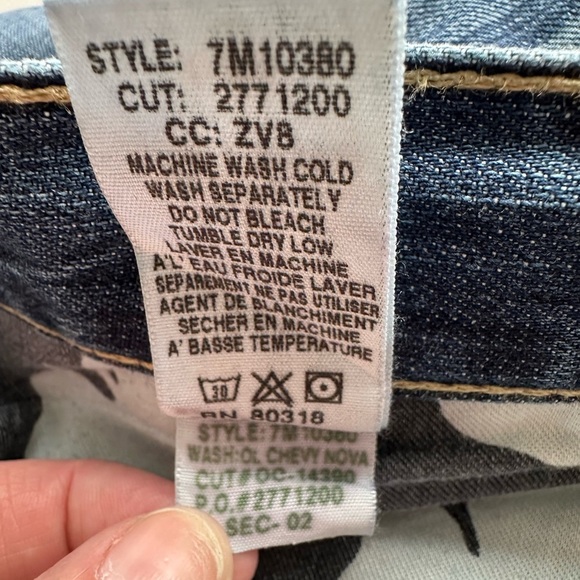 Lucky Brand Men's 181 Relaxed Fit Straight in Ol Chevy Nova Wash Size 34 - Picture 8 of 12